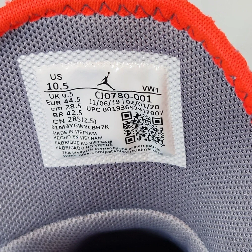 Size 10.5 - Jordan Westbrook One Take‎ Black Cement in Original Box